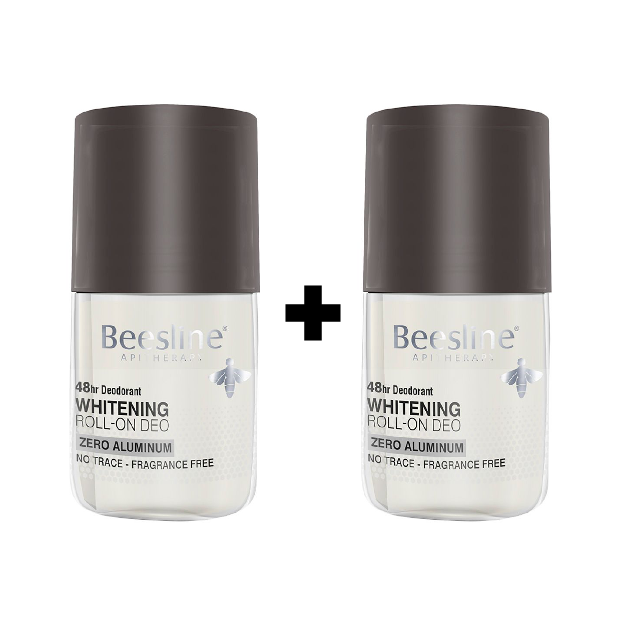 Beesline Deo Roll-On Men'S 48Hr Zero Alu Fragfree 50Ml (1+1)