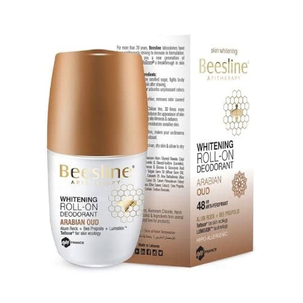 Beesline Deo Roll-On Arabian Oud 48H 50 Ml
