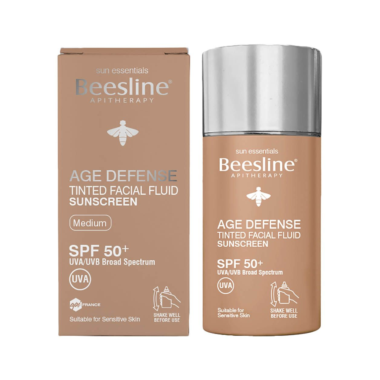 Beesline Age Defense Tt Facial Fluid Spf50+ 40Ml