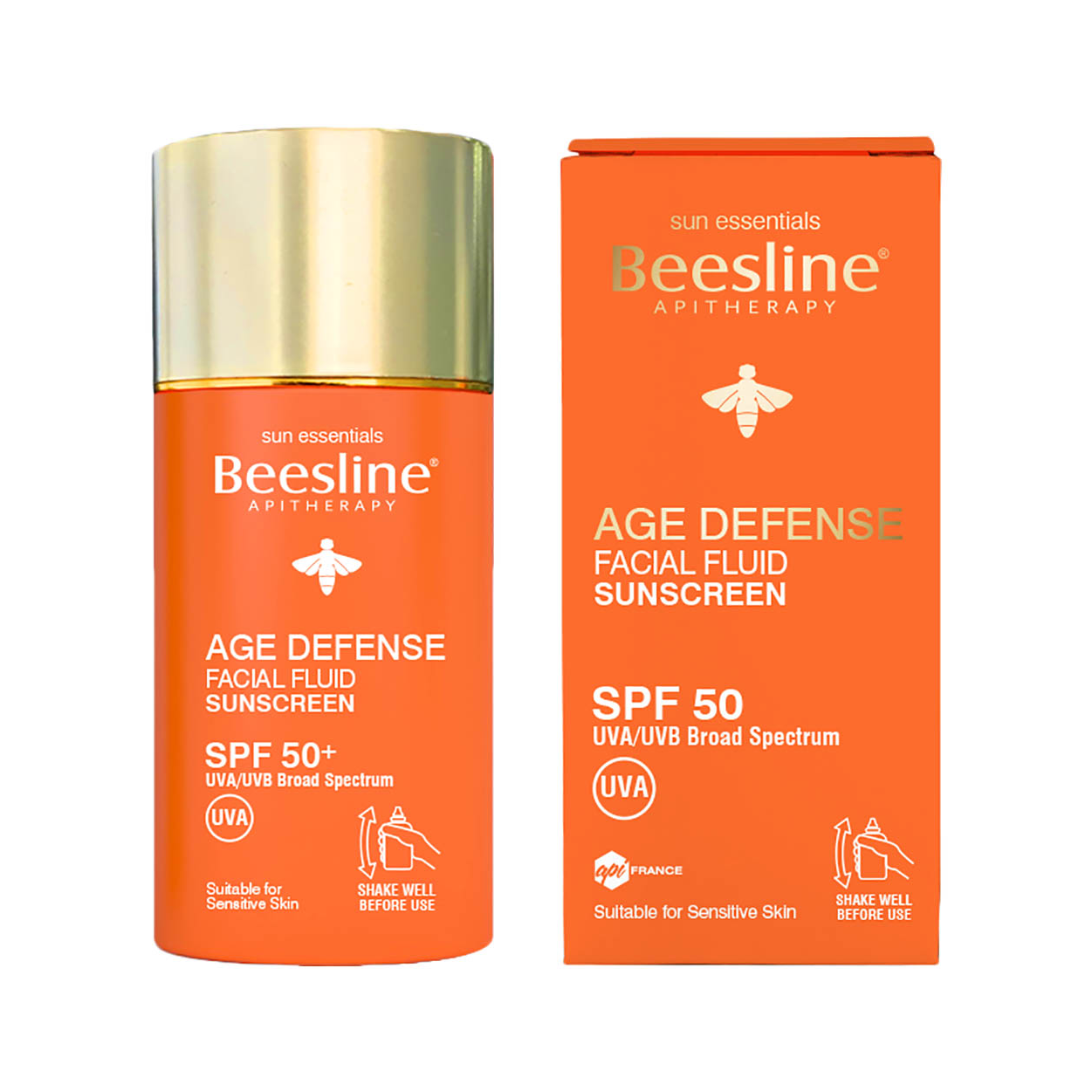 Beesline Age Defense Facial Fluid Sunscreen Spf50+ 40Ml