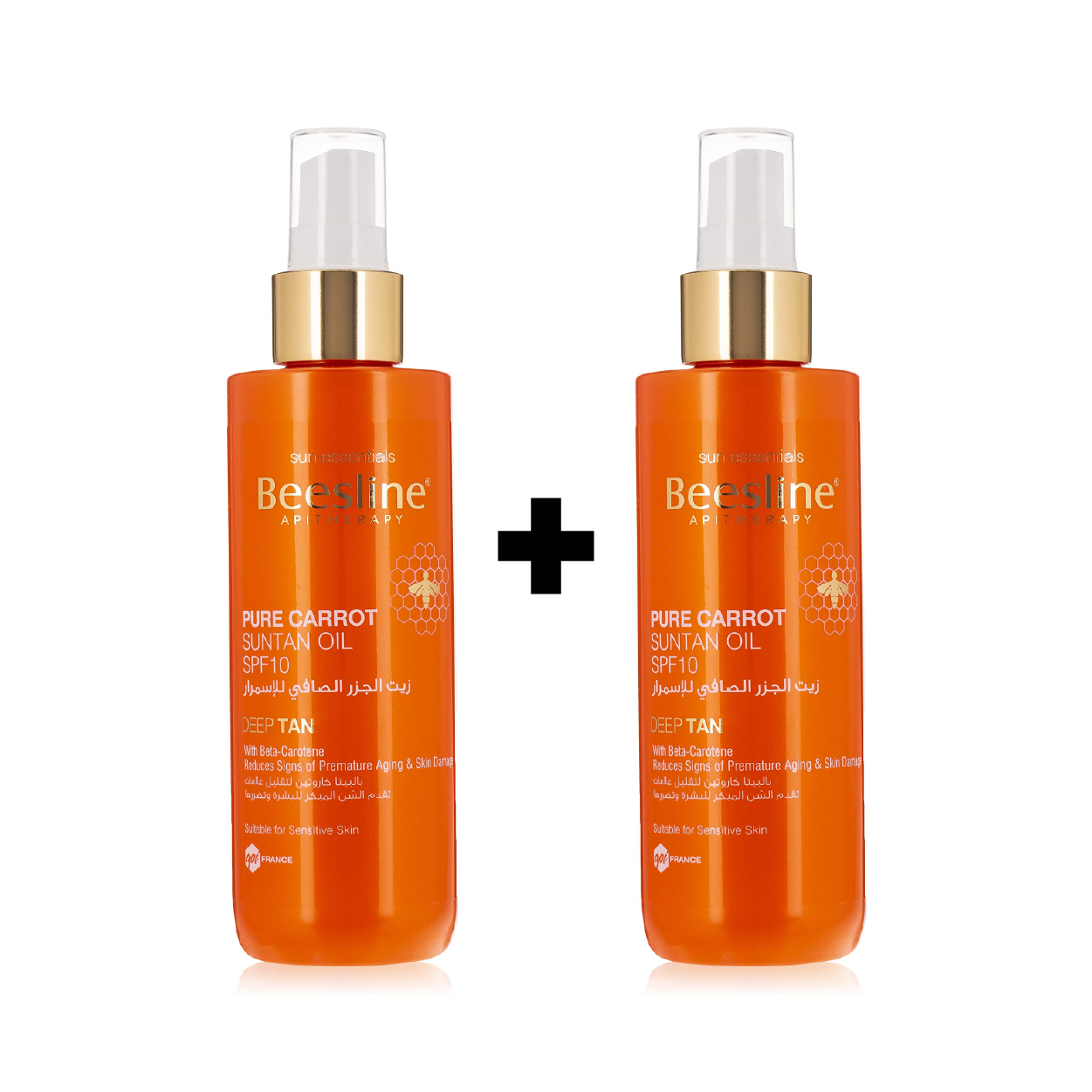 Beesline Pure Carrot Spf10 Oil 200Ml 1+1 Free
