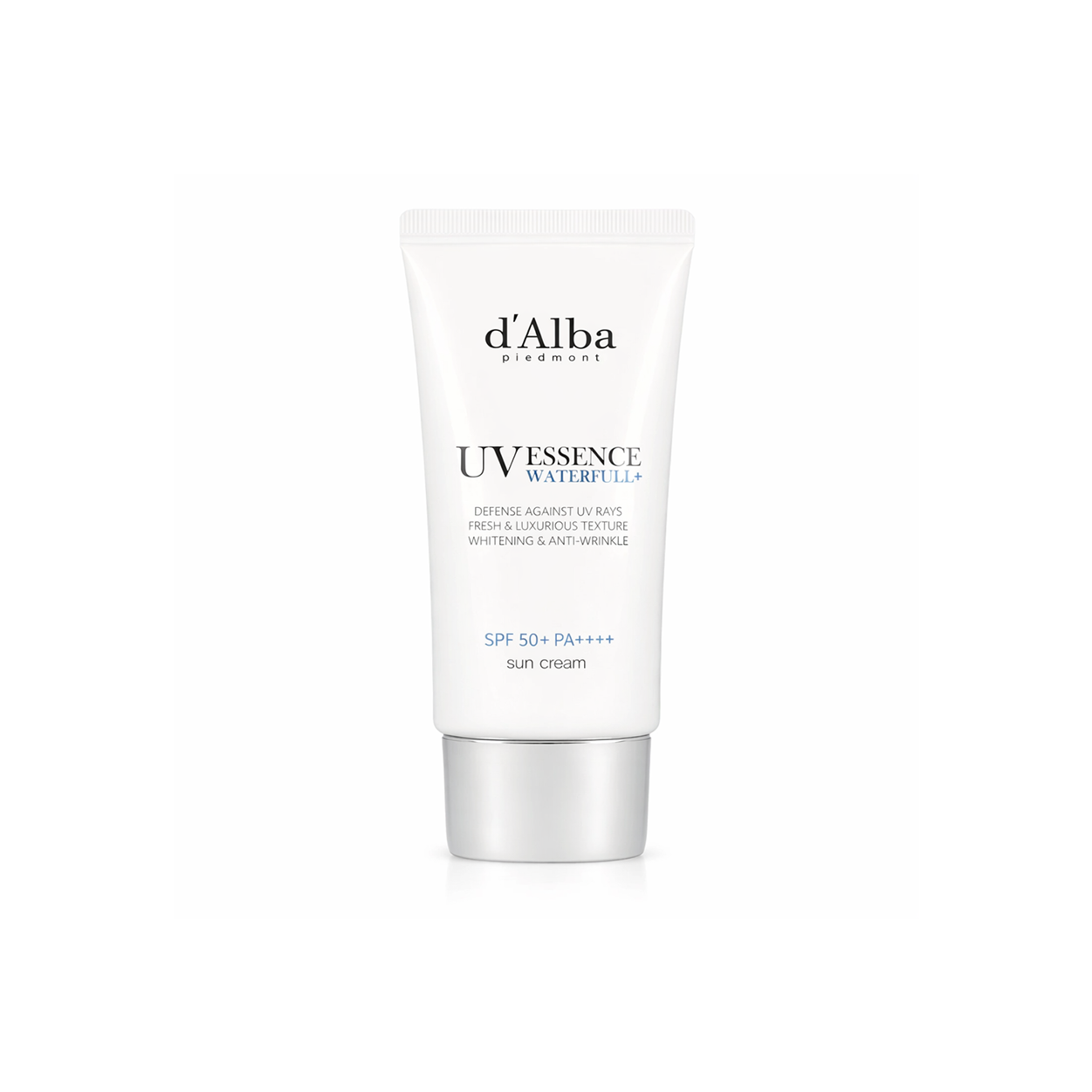d’Alba Waterfull Essence Sun Cream SPF50+ PA++++ 50ml hydrating face sunscreen for UV protection and brightening skincare
