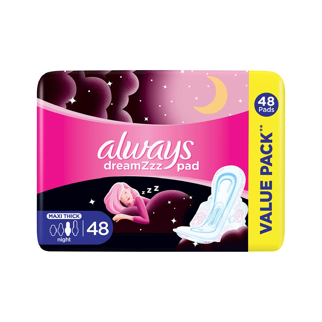 Always Night 48 Pads