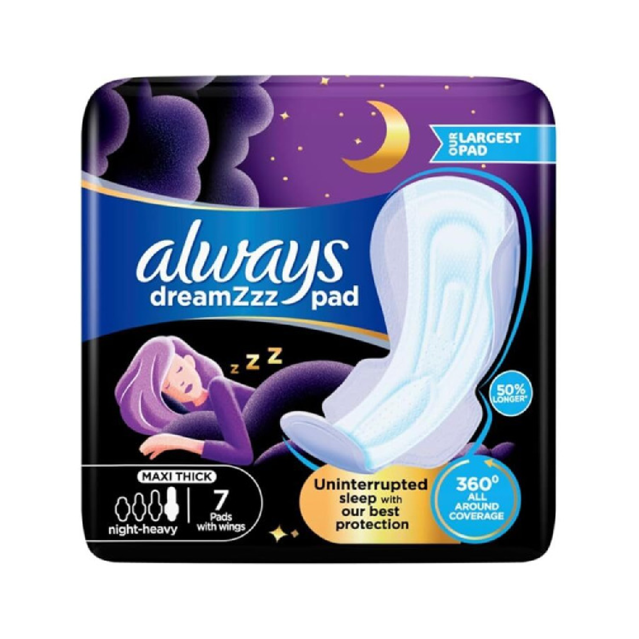 Always Heavy Night Pads 7'S