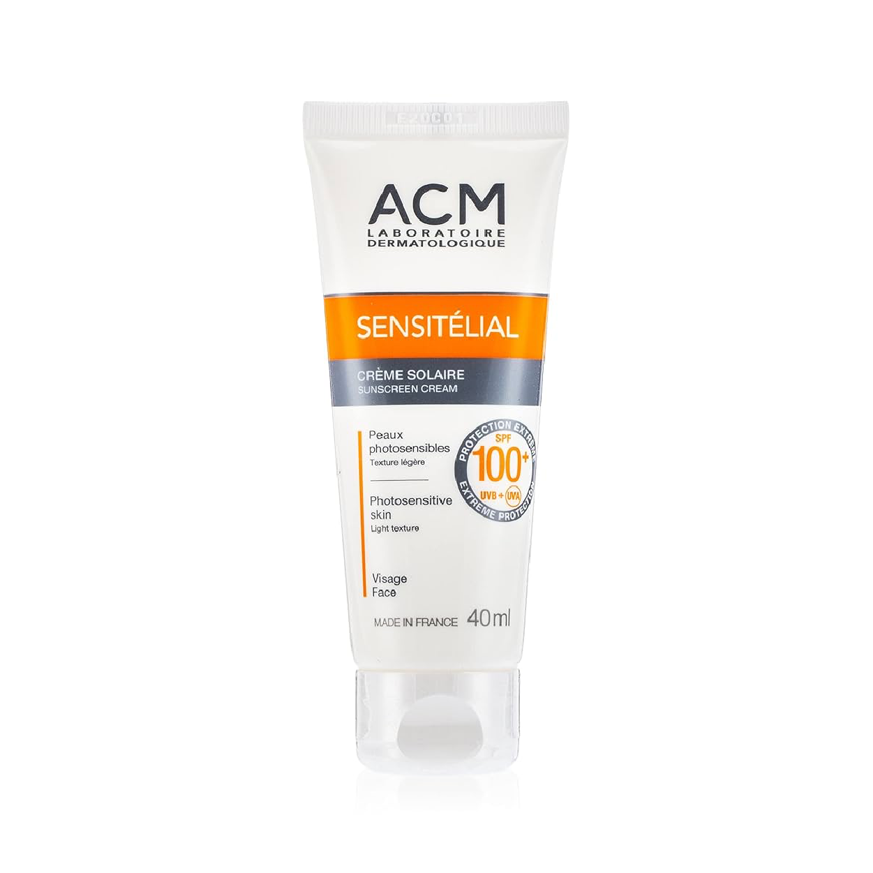Acm Sensitelial Sunscreen Cream Spf100+ 40 Ml