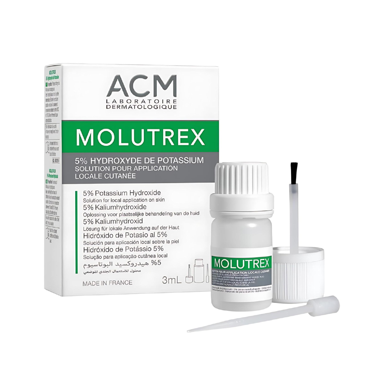 Acm Molutrex 5% Hydroxyde De Potassium 3Ml