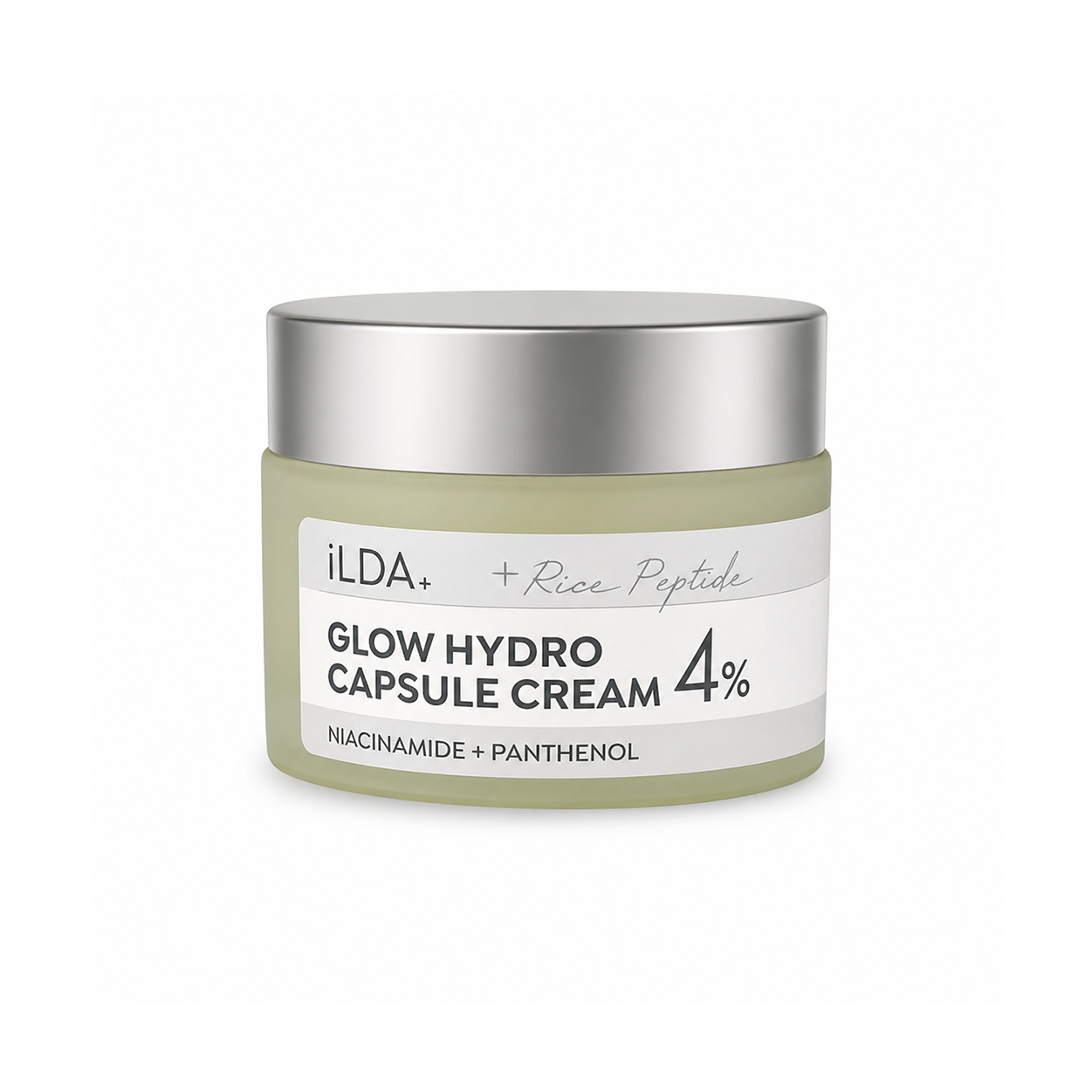 iLDA+ Glow Hydro Capsule Cream 4% face moisturizer with niacinamide and panthenol for hydration and skin brightening