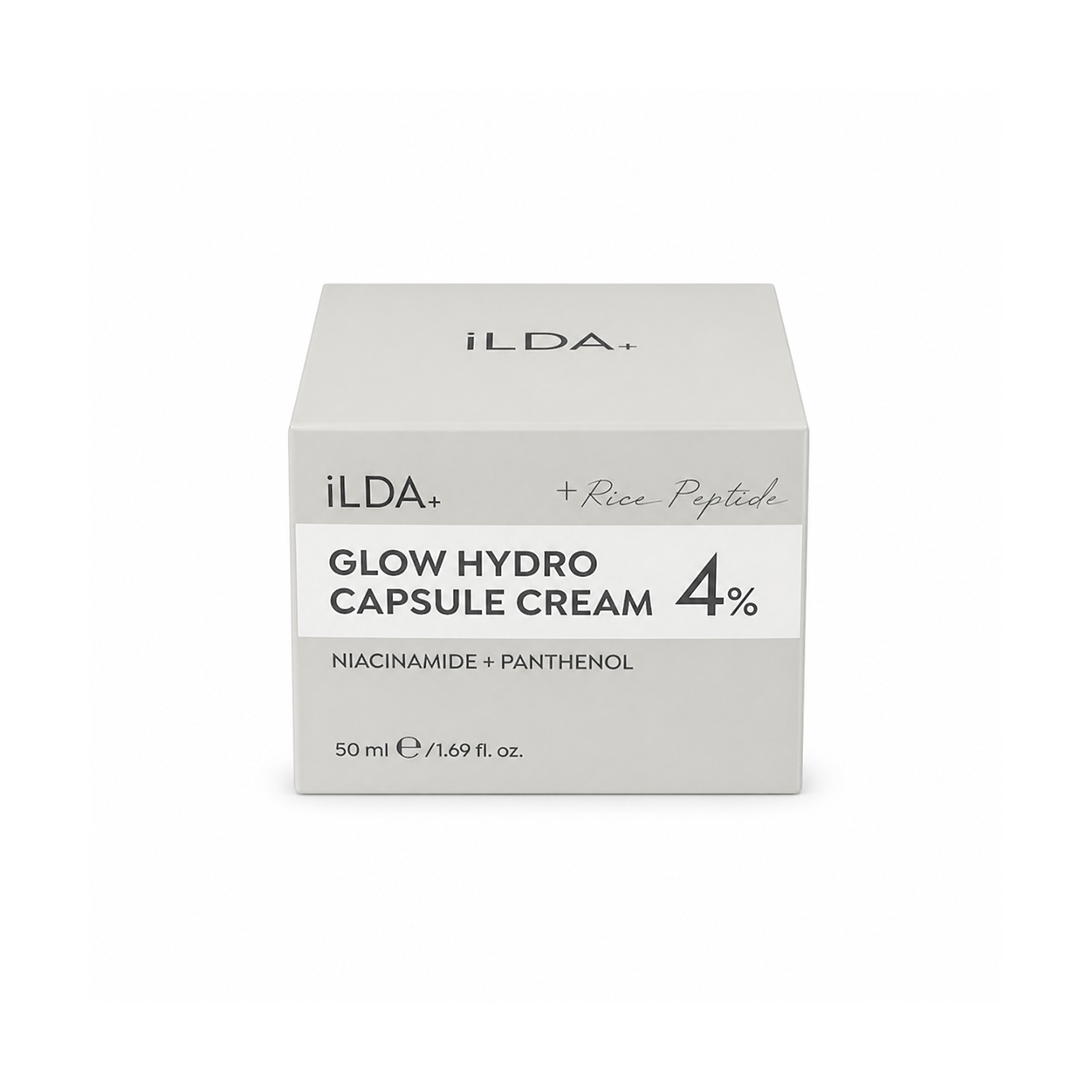 iLDA+ Glow Hydro Capsule Cream 4% face moisturizer with niacinamide and panthenol for hydration and skin brightening