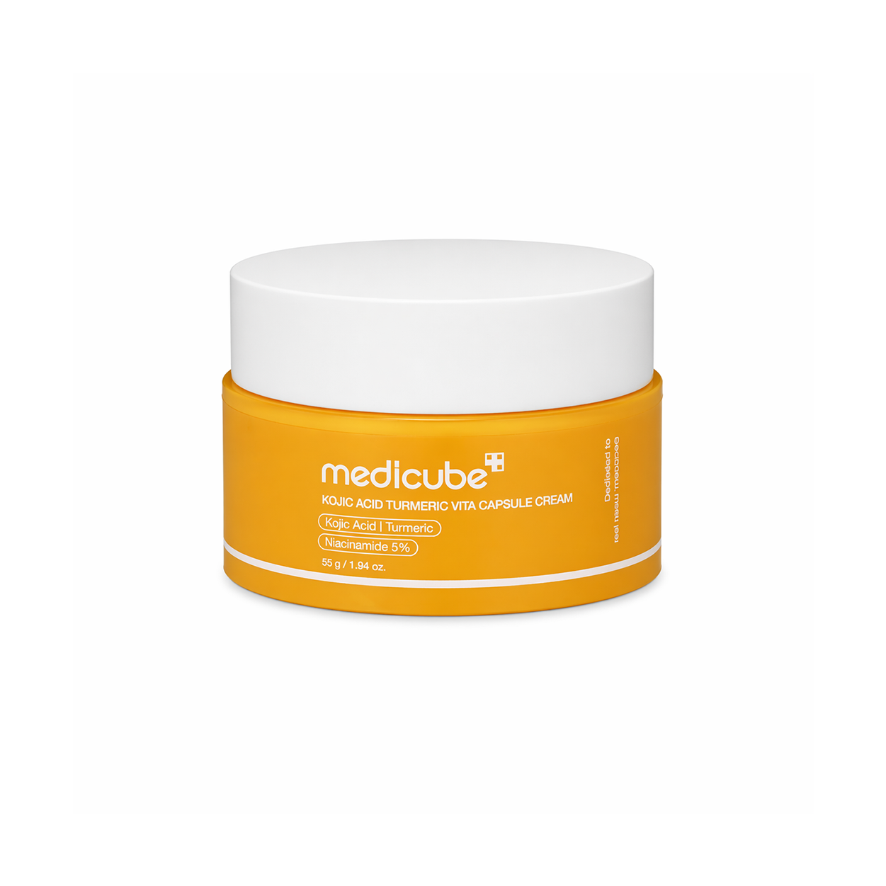 medicube Kojic Acid Turmeric Vita Capsule Cream 55g brightening face cream for dark spots and uneven skin tone