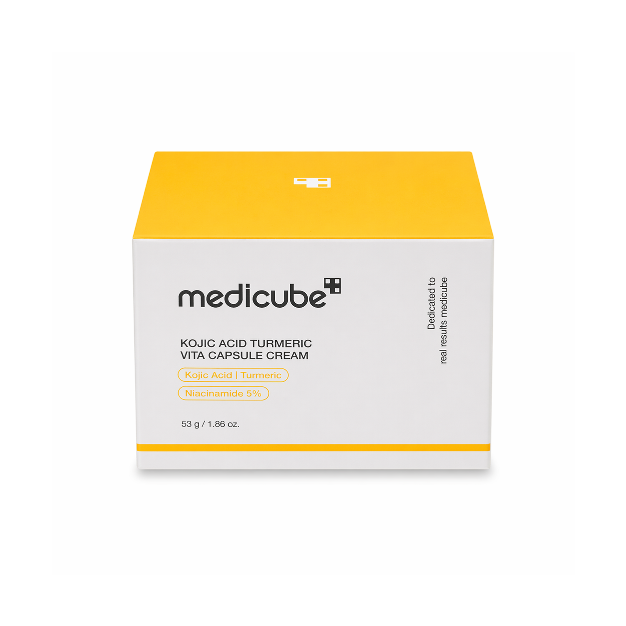 medicube Kojic Acid Turmeric Vita Capsule Cream 55g brightening face cream for dark spots and uneven skin tone