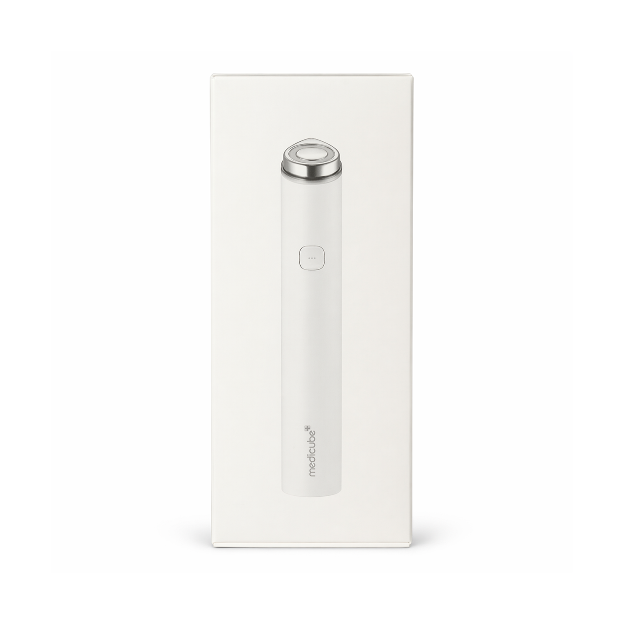 medicube AGE-R Booster Pro Mini facial skincare device for skin firming and glow enhancement, compact portable design