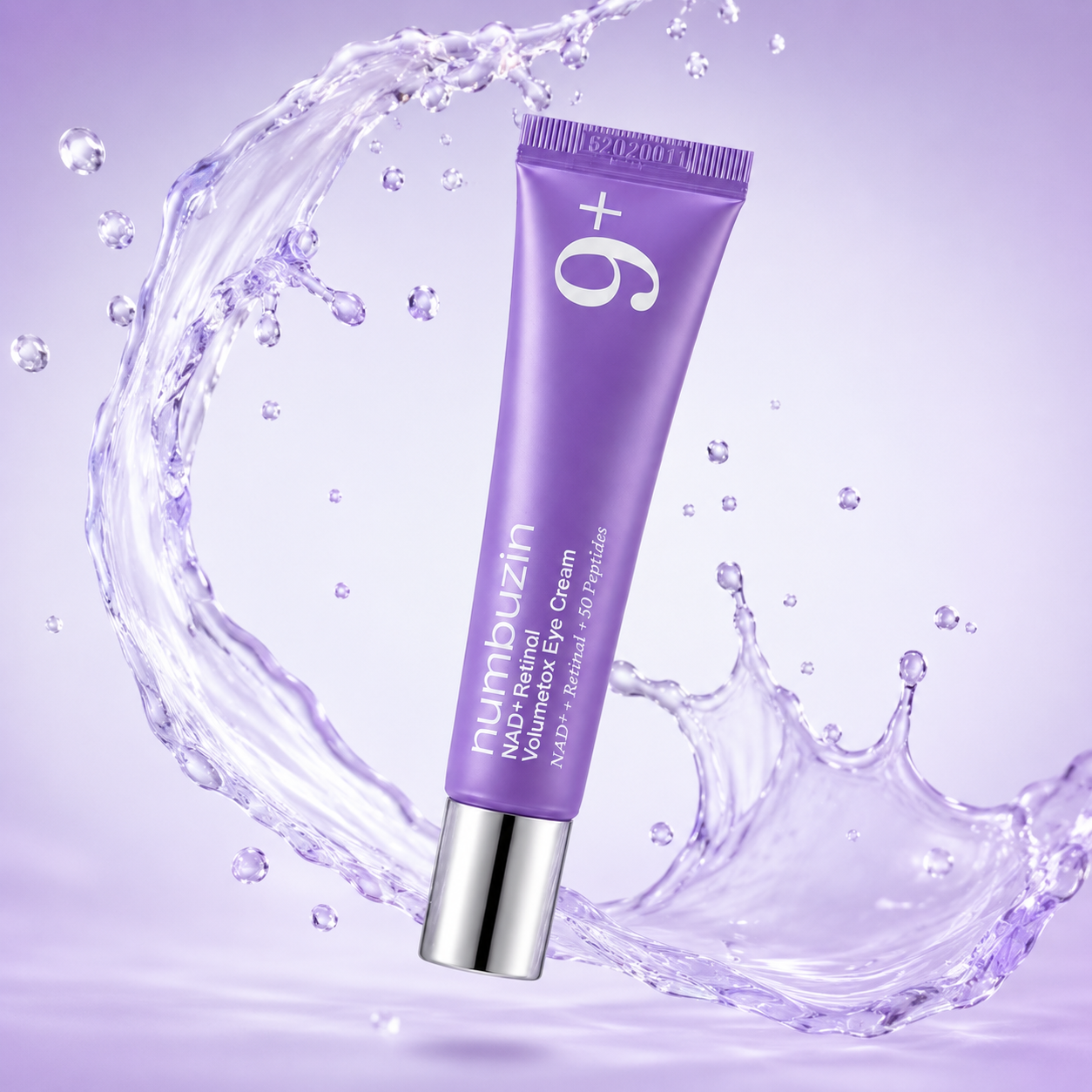 numbuzin NAD+ Retinal Volumetox Eye Cream 20ml anti-aging eye cream with retinal and peptides to improve firmness and reduce wrinkles.
