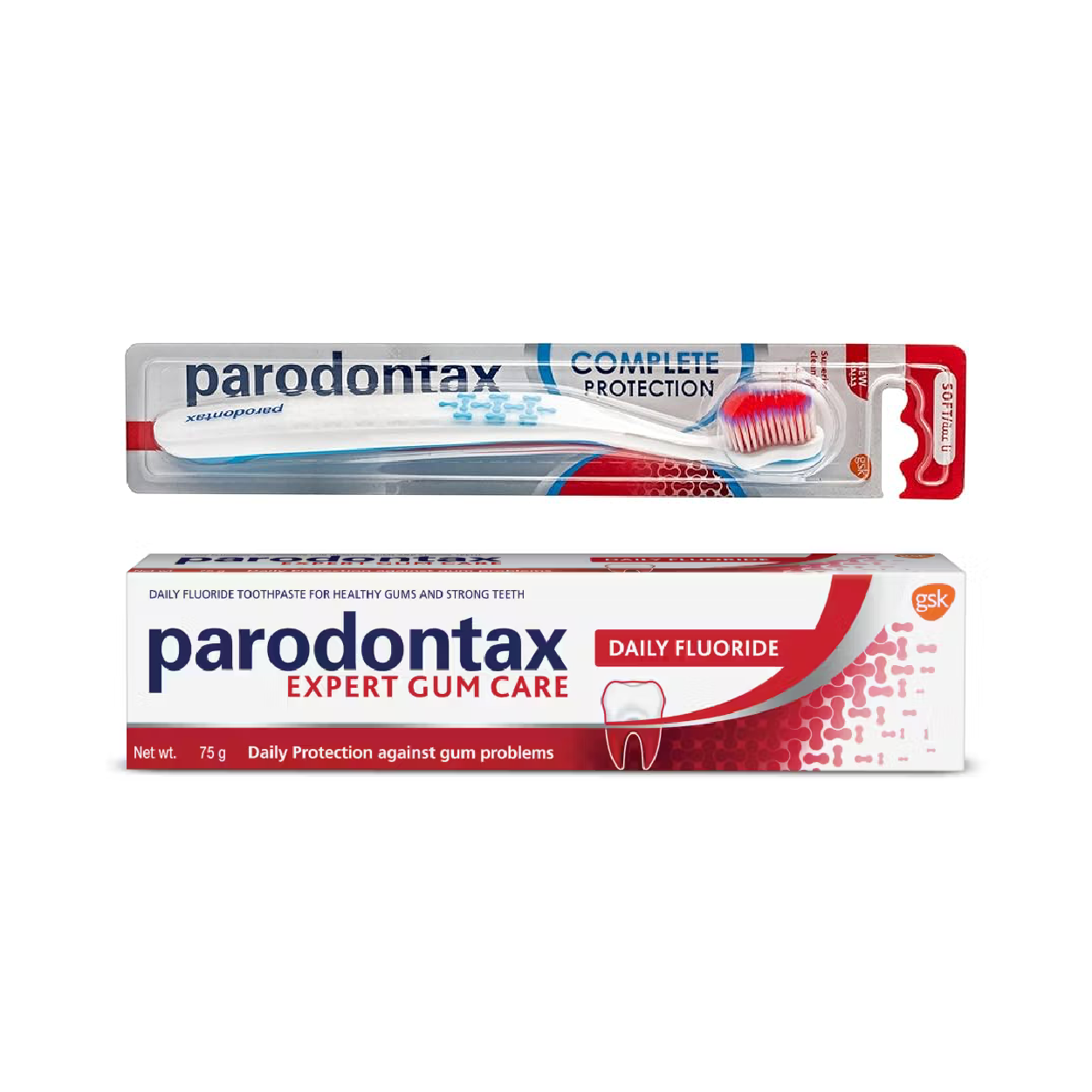 Parodontax Toothpaste Fluride + Toothbrush