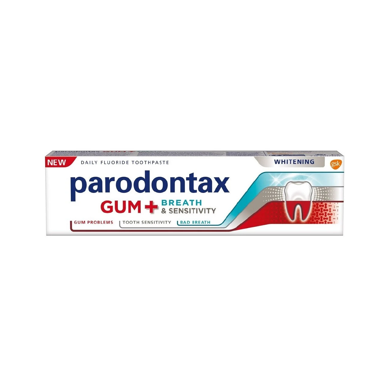 Parodontax Gum+ Breath & Sen Whitening Toothpaste 75Ml